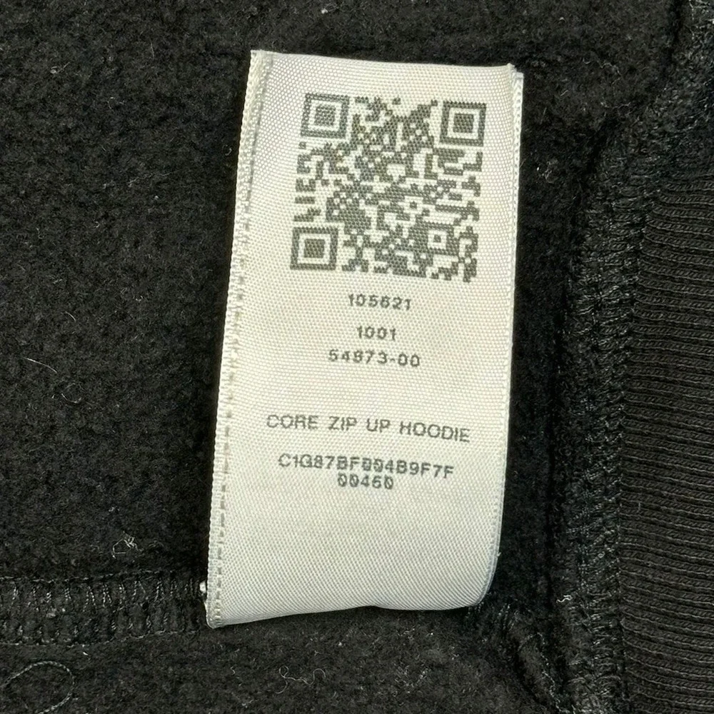 True Religion Zip Up Hoodie Mens Large Black Core Buddha Logo Sweatshirt 105621
